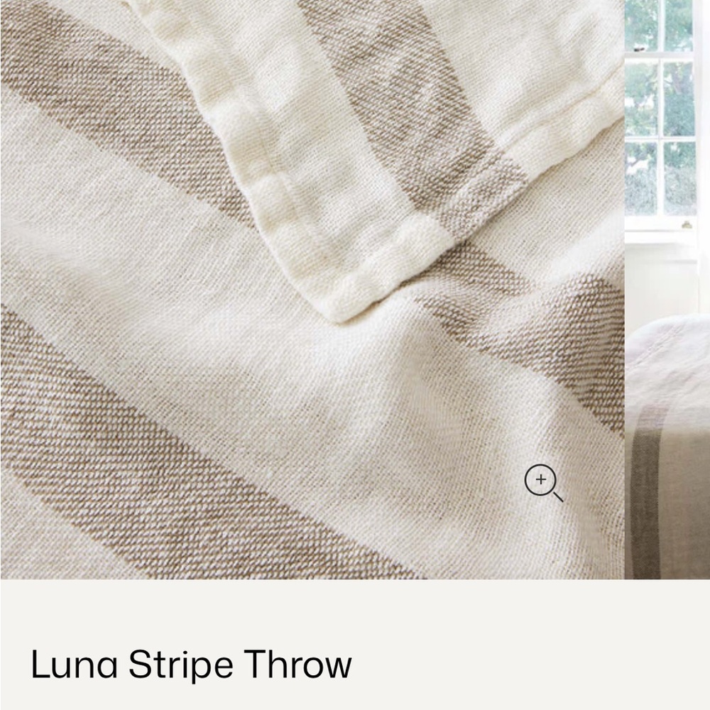 Cultiver Luna Stripe Throw - Picture 6 of 7